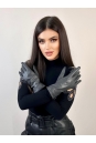 Перчатки женские кожаные 8023758-2